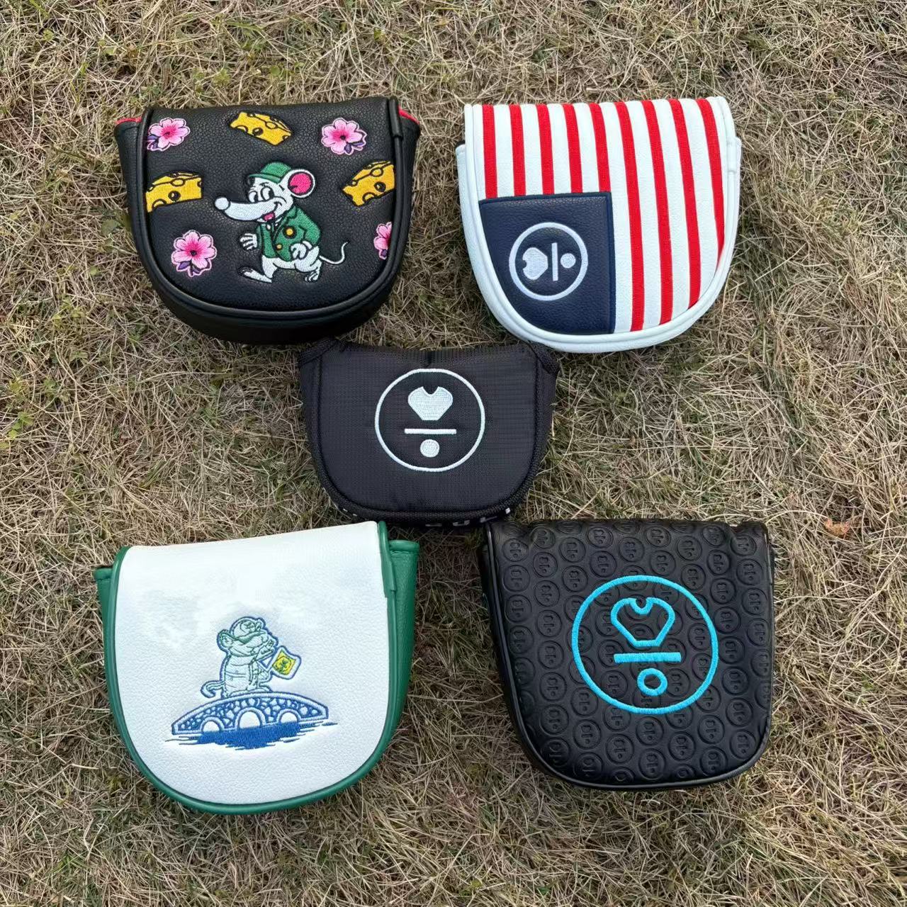 Golf Tees - Copricapo per putter da golf Vermilion
