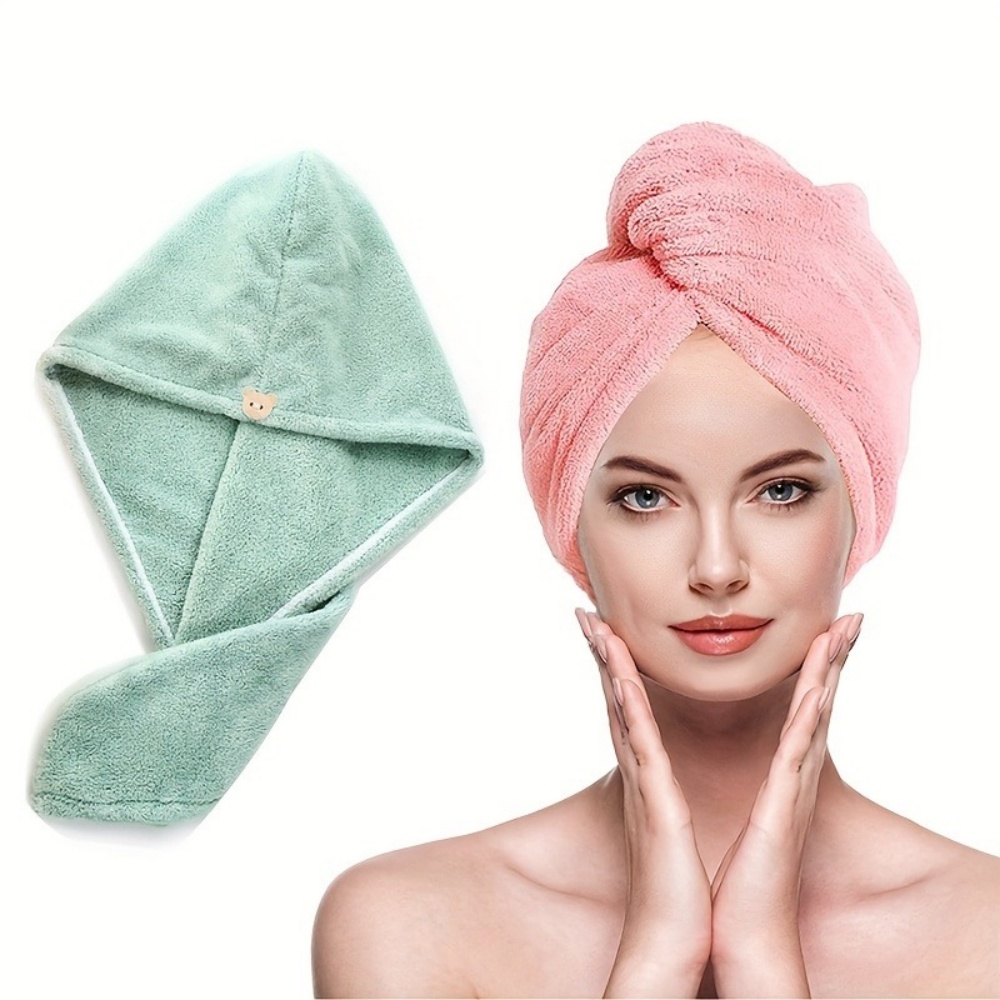 Golf Towel - Cappello Asciugacapelli da Donna ad Asciugatura