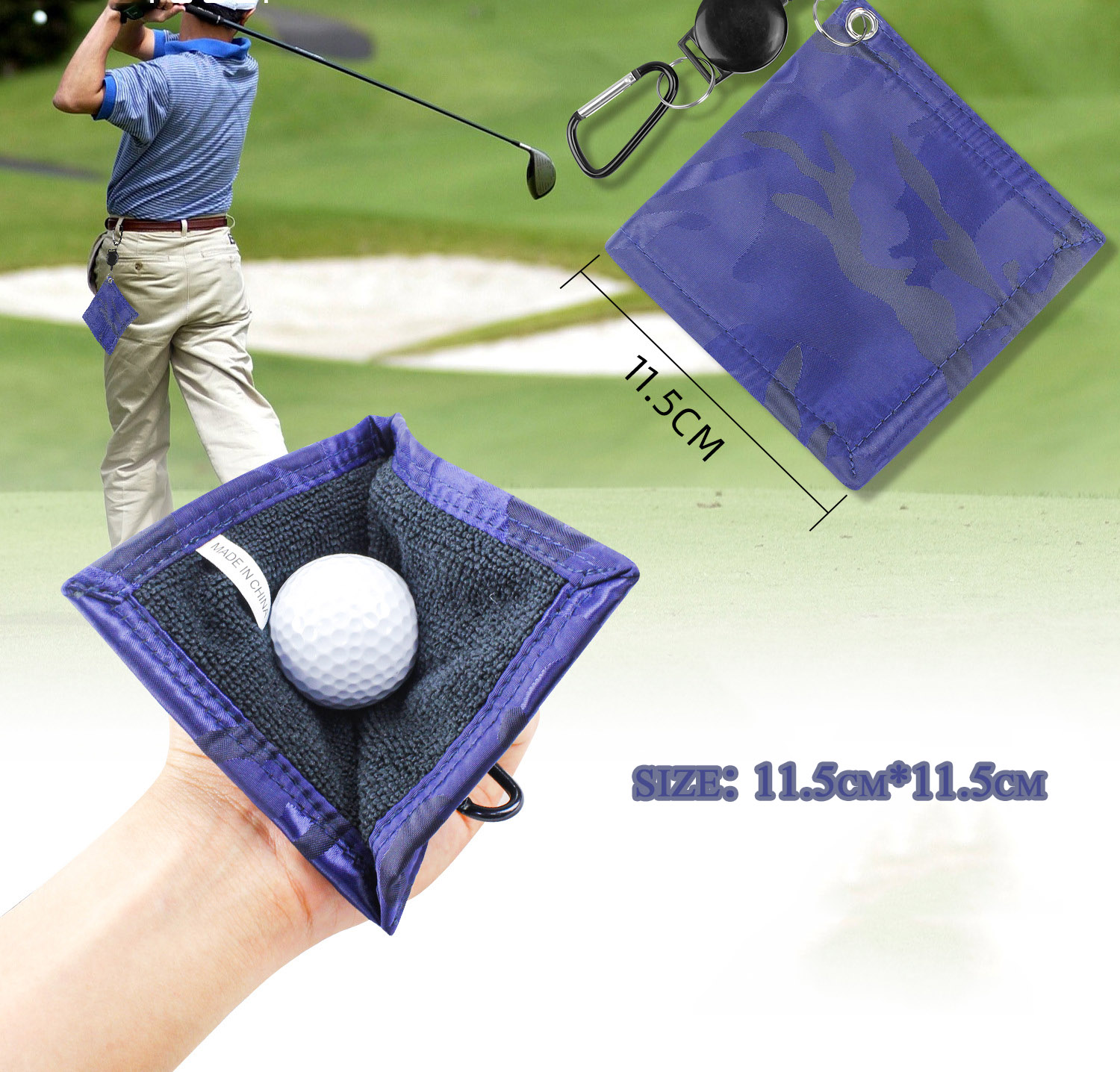 Asciugamani portatili per puli - Golf Towel recensione e prezzo